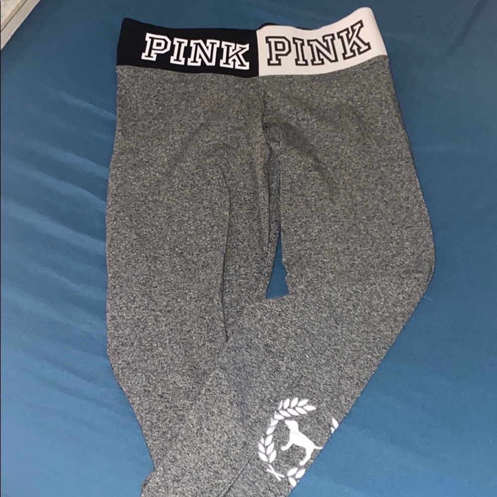 Gray Victoria secret pink leggings